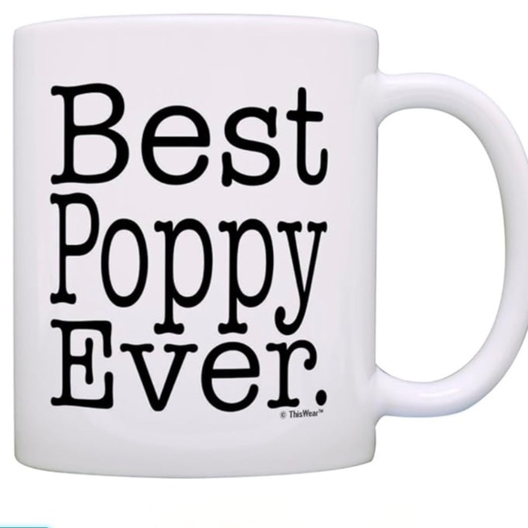 BEST POPPY EVER NEW CERAMIC 11 OZ MUG never used! A perfect gift! - Picture 1 of 2